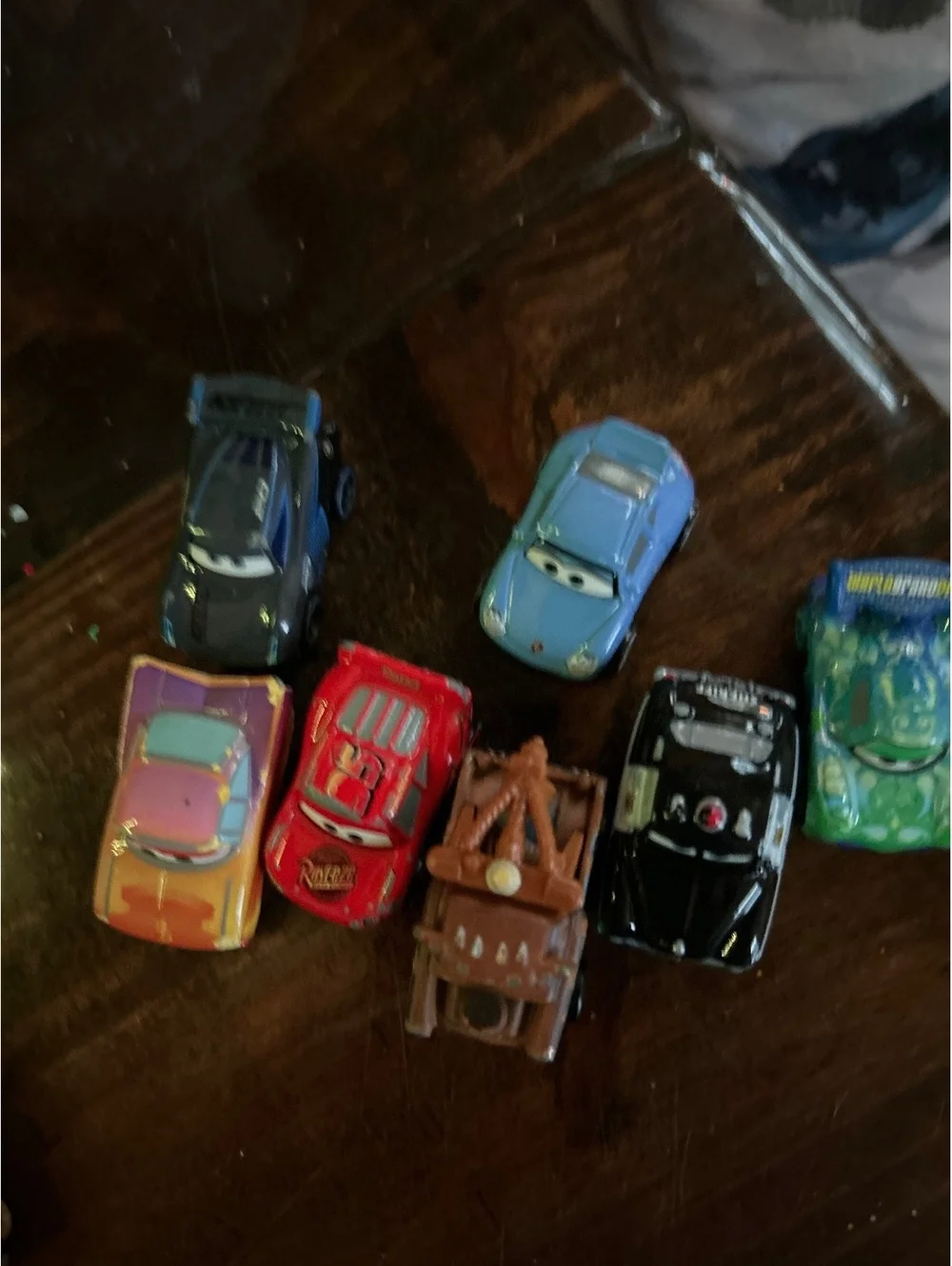 Set of 6 Disney Pixar Cars Diecast Toy Vehicles